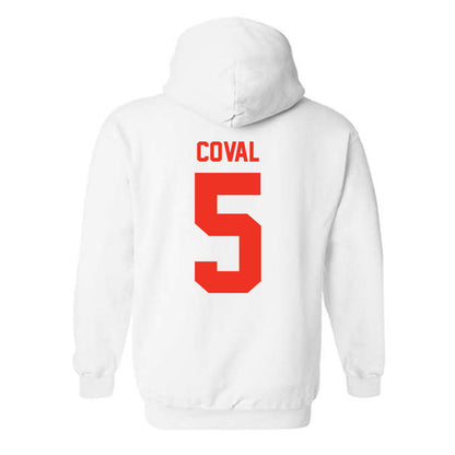 Syracuse - NCAA Women's Soccer : Julia Coval - Classic Shersey Hooded Sweatshirt-1