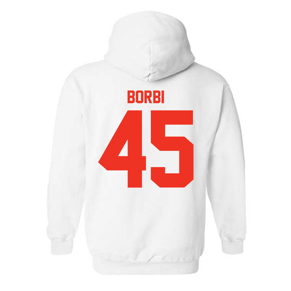 Syracuse - NCAA Women's Lacrosse : Mackenzie Borbi - Classic Shersey Hooded Sweatshirt-1
