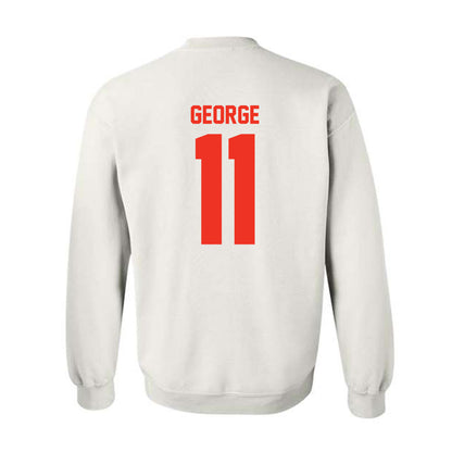 Syracuse - NCAA Men's Basketball : Naithan George - Classic Shersey Crewneck Sweatshirt-1