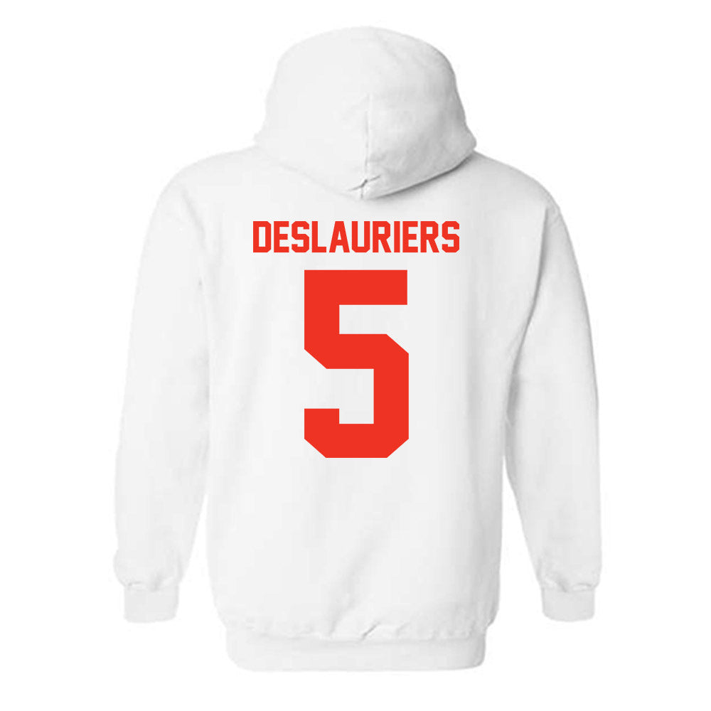 Syracuse - NCAA Football : Antoine Deslauriers - Classic Shersey Hooded Sweatshirt-1