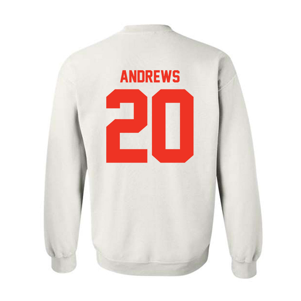Syracuse - NCAA Football : Rayshon Andrews - Classic Shersey Crewneck Sweatshirt-1