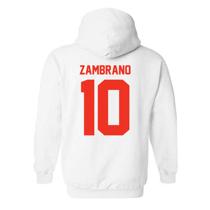 Syracuse - NCAA Men's Soccer : Carlos Zambrano - Classic Shersey Hooded Sweatshirt-1