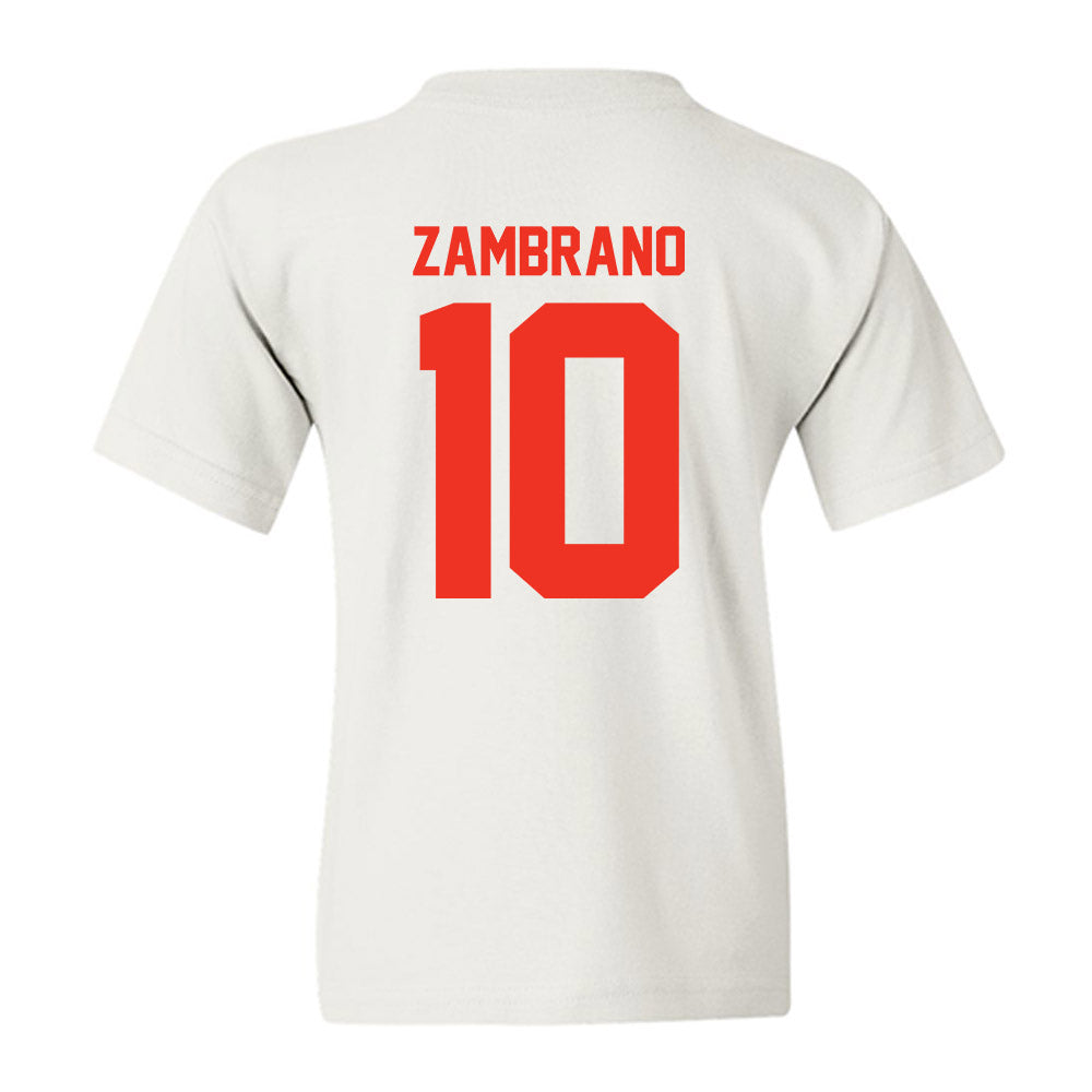 Syracuse - NCAA Men's Soccer : Carlos Zambrano - Classic Shersey Youth T-Shirt-1