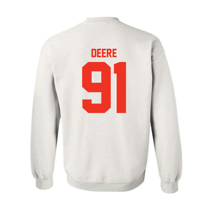Syracuse - NCAA Men's Lacrosse : Trey Deere - Classic Shersey Crewneck Sweatshirt-1