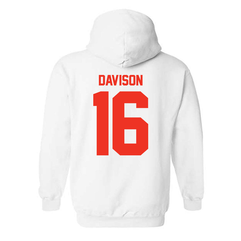 Syracuse - NCAA Softball : Taylor Davison - Classic Shersey Hooded Sweatshirt-1