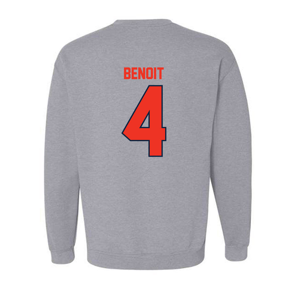Syracuse - NCAA Women's Lacrosse : Kaci Benoit - Classic Shersey Crewneck Sweatshirt-1