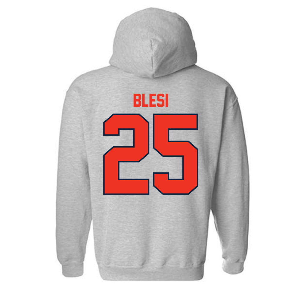 Syracuse - NCAA Women's Lacrosse : Ella Blesi - Classic Shersey Hooded Sweatshirt-1