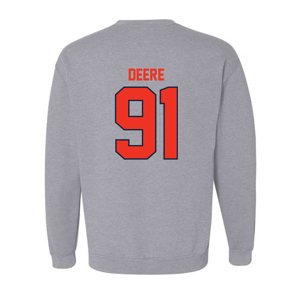 Syracuse - NCAA Men's Lacrosse : Trey Deere - Classic Shersey Crewneck Sweatshirt-1