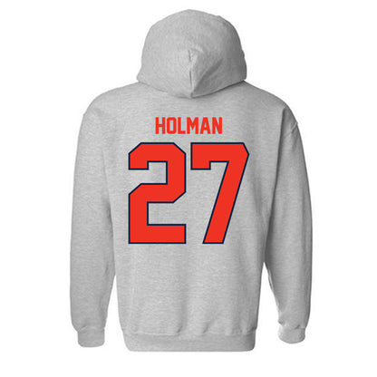 Syracuse - NCAA Men's Soccer : Garrett Holman - Classic Shersey Hooded Sweatshirt-1