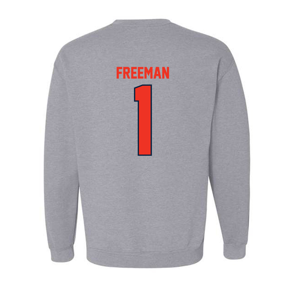 Syracuse - NCAA Men's Basketball : Donavan Freeman - Classic Shersey Crewneck Sweatshirt-1