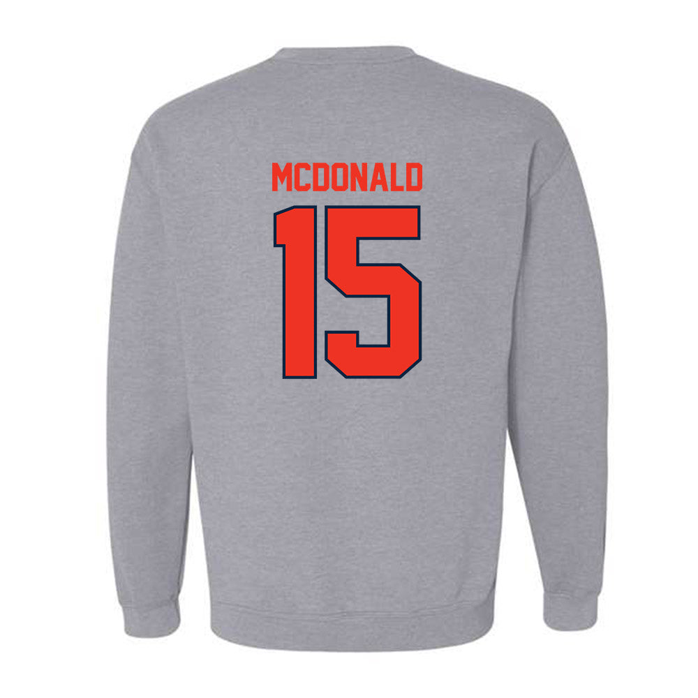 Syracuse - NCAA Football : Derek McDonald - Classic Shersey Crewneck Sweatshirt-1