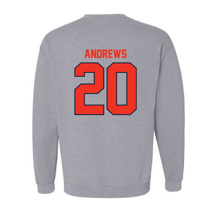 Syracuse - NCAA Football : Rayshon Andrews - Classic Shersey Crewneck Sweatshirt-1