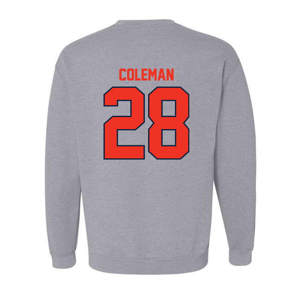 Syracuse - NCAA Football : Malachi Coleman - Classic Shersey Crewneck Sweatshirt-1