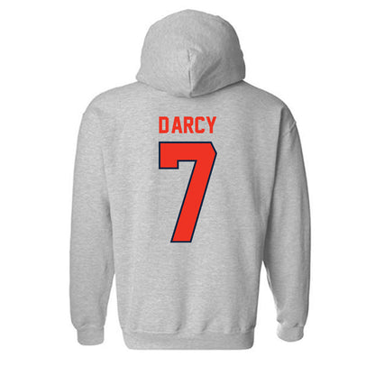 Syracuse - NCAA Women's Ice Hockey : Maya D'Arcy - Classic Shersey Hooded Sweatshirt-1