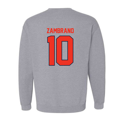 Syracuse - NCAA Men's Soccer : Carlos Zambrano - Classic Shersey Crewneck Sweatshirt-1