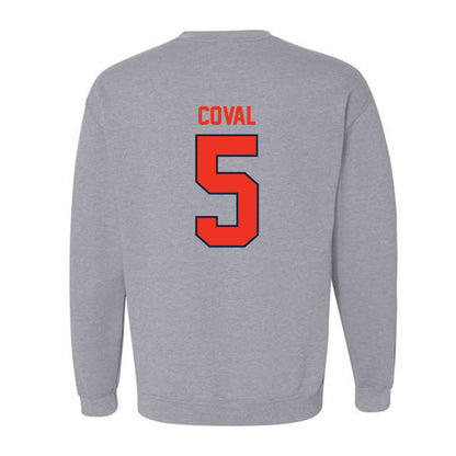 Syracuse - NCAA Women's Soccer : Julia Coval - Classic Shersey Crewneck Sweatshirt-1