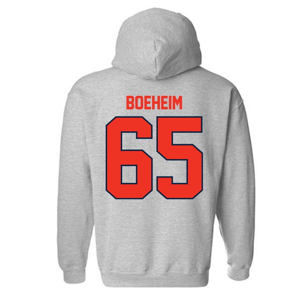 Syracuse - NCAA Football : Adam Boeheim - Classic Shersey Hooded Sweatshirt-1