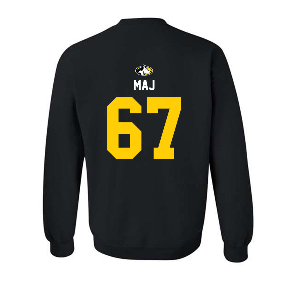 Michigan Tech - NCAA Football : Max Maj - Generic Shersey Crewneck Sweatshirt-1