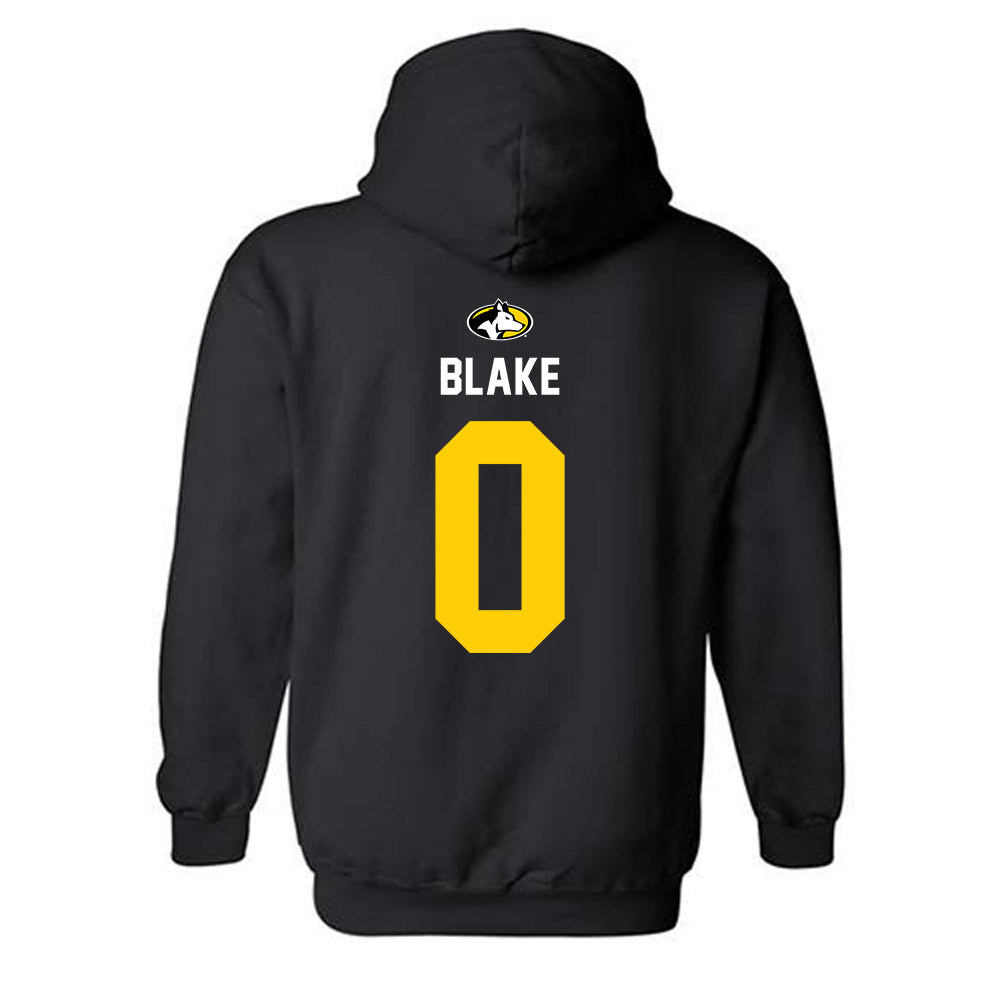 Michigan Tech - NCAA Football : Dashiel Blake - Generic Shersey Hooded Sweatshirt-1