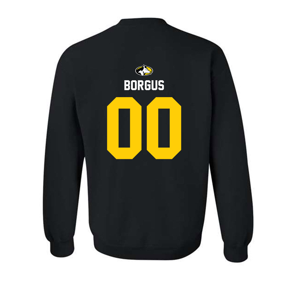 Michigan Tech - NCAA Football : Bryce Borgus - Generic Shersey Crewneck Sweatshirt-1