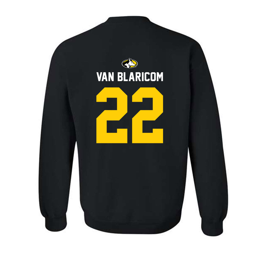 Michigan Tech - NCAA Men's Ice Hockey : Matthew Van Blaricom - Generic Shersey Crewneck Sweatshirt-1