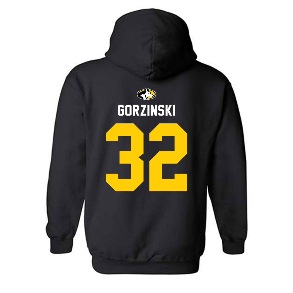 Michigan Tech - NCAA Football : Luke Gorzinski - Generic Shersey Hooded Sweatshirt