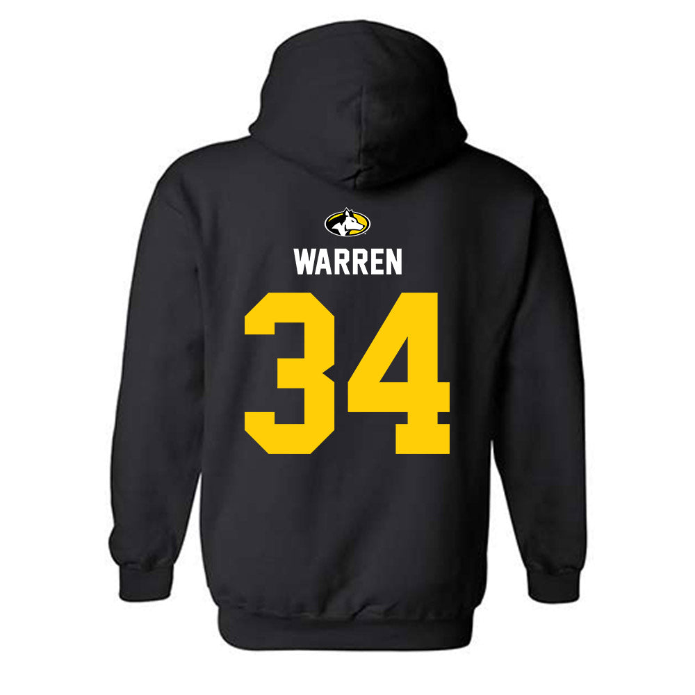 Michigan Tech - NCAA Men's Basketball : Grant Warren - Generic Shersey Hooded Sweatshirt