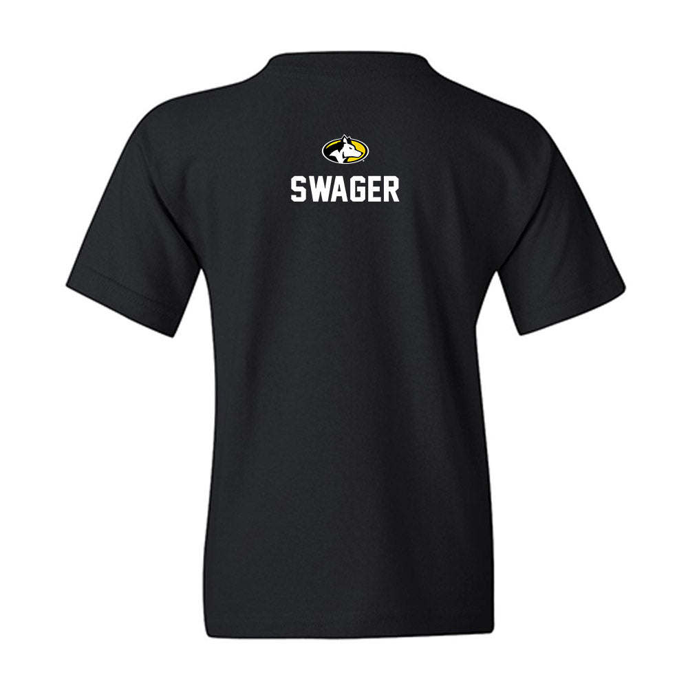 Michigan Tech - NCAA Men's Cross Country : Zebedee Swager - Generic Shersey Youth T-Shirt-1