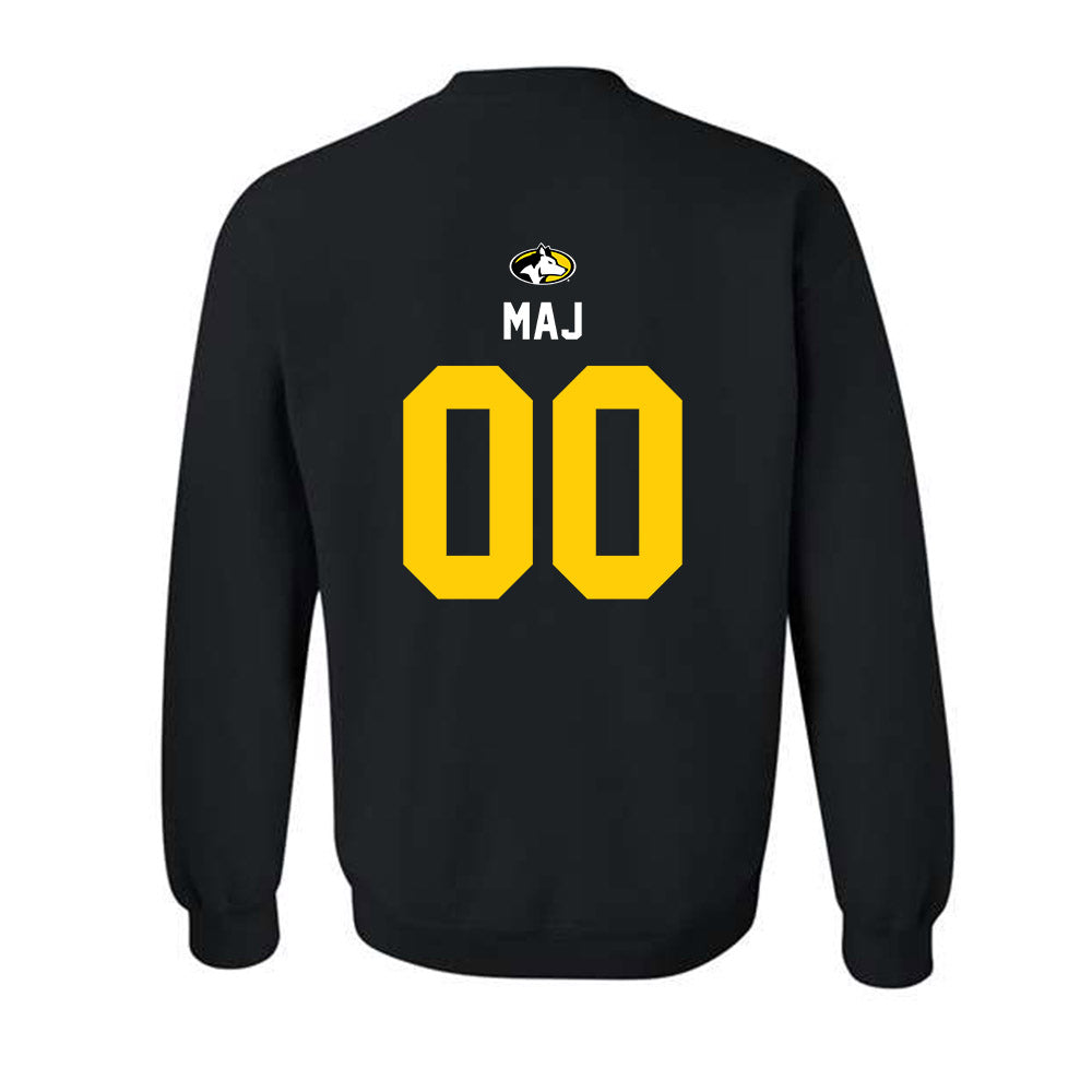 Michigan Tech - NCAA Football : Max Maj - Generic Shersey Crewneck Sweatshirt-1