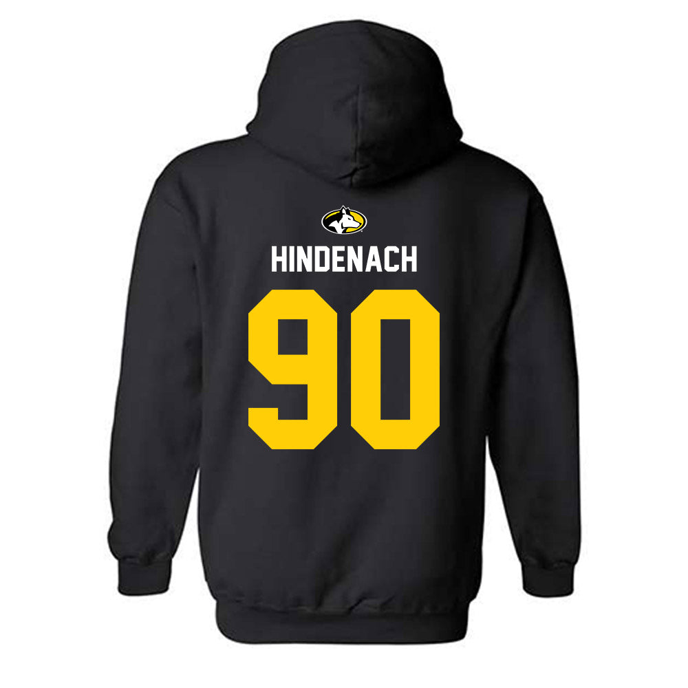 Michigan Tech - NCAA Football : Connor Hindenach - Generic Shersey Hooded Sweatshirt