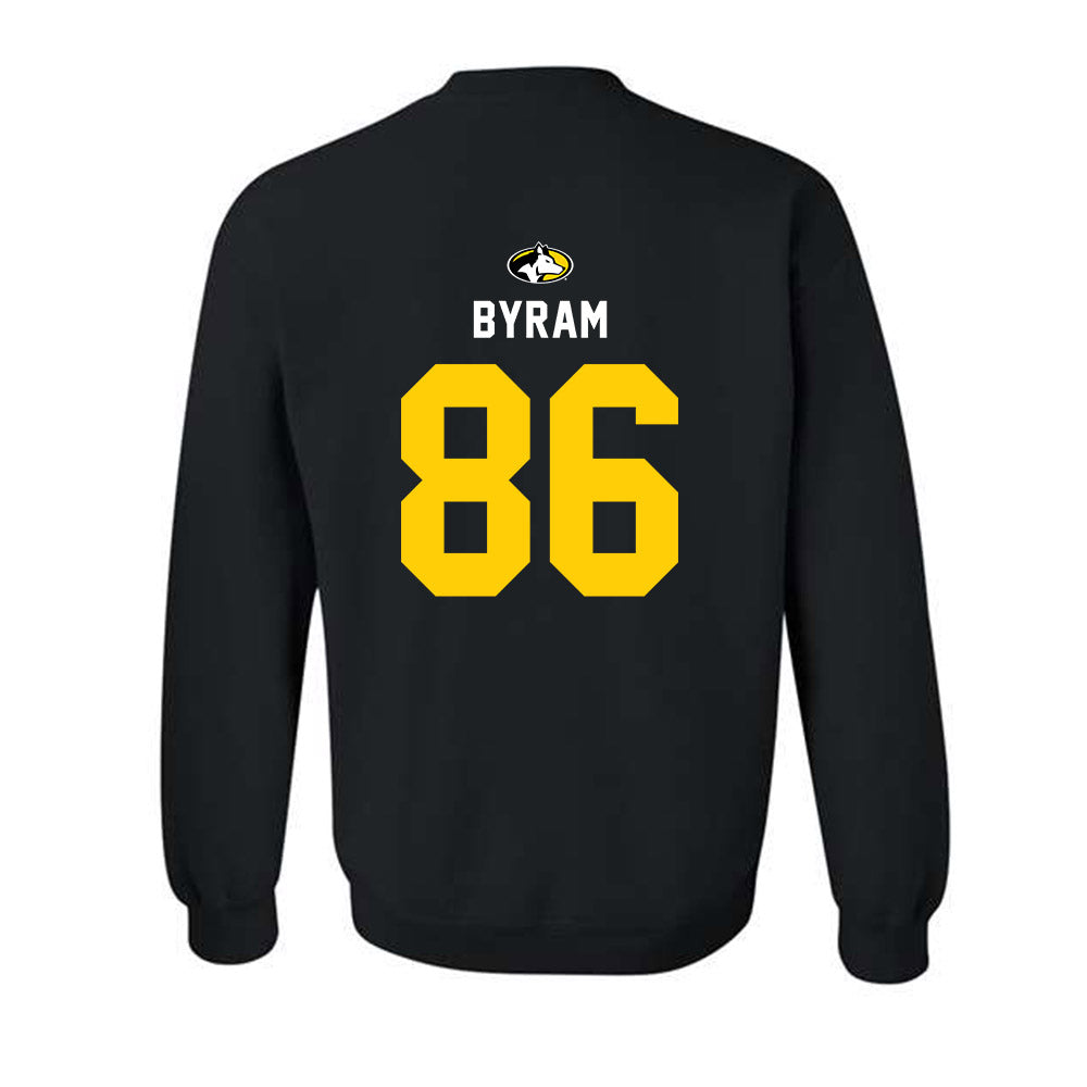 Michigan Tech - NCAA Football : Connor Byram - Generic Shersey Crewneck Sweatshirt-1