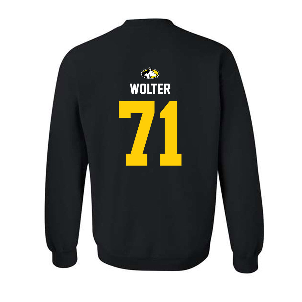 Michigan Tech - NCAA Football : Mason Wolter - Generic Shersey Crewneck Sweatshirt-1