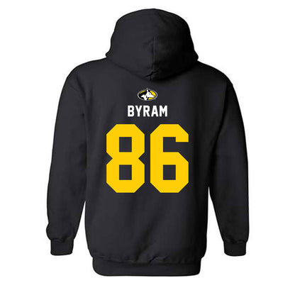 Michigan Tech - NCAA Football : Connor Byram - Generic Shersey Hooded Sweatshirt-1