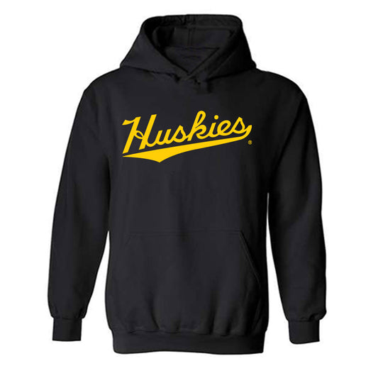 Michigan Tech - NCAA Football : Kolby Hindenach - Generic Shersey Hooded Sweatshirt