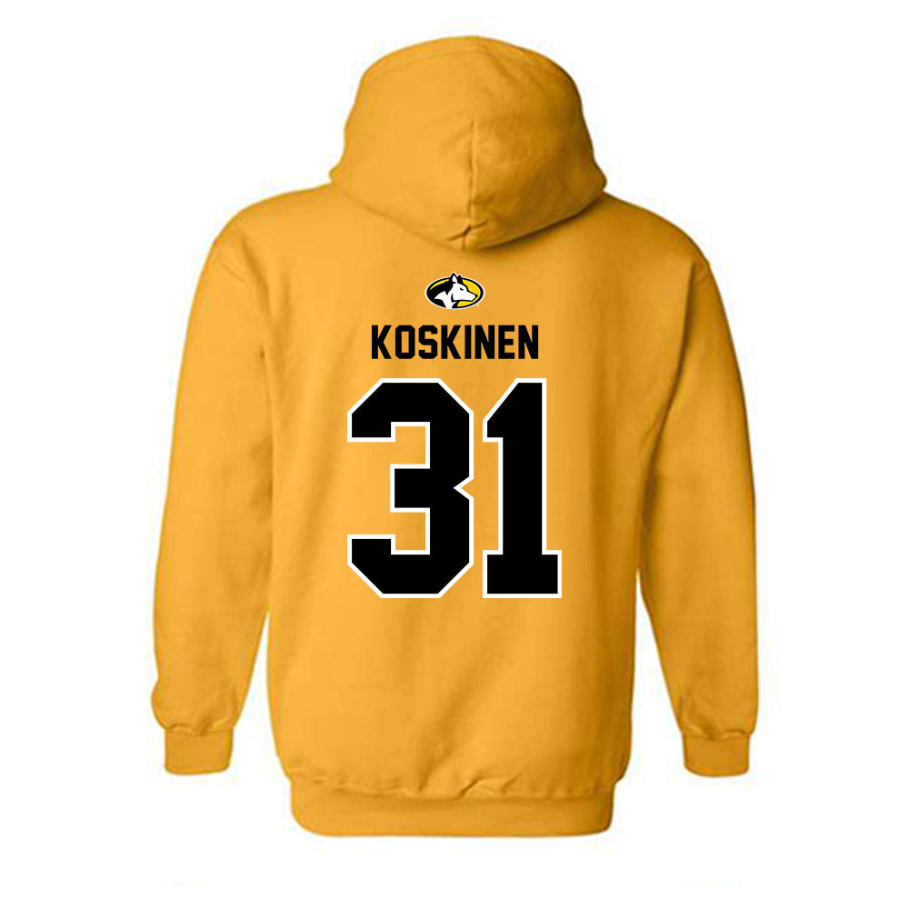 Michigan Tech - NCAA Women's Soccer : Karli Koskinen - Generic Shersey Hooded Sweatshirt-1
