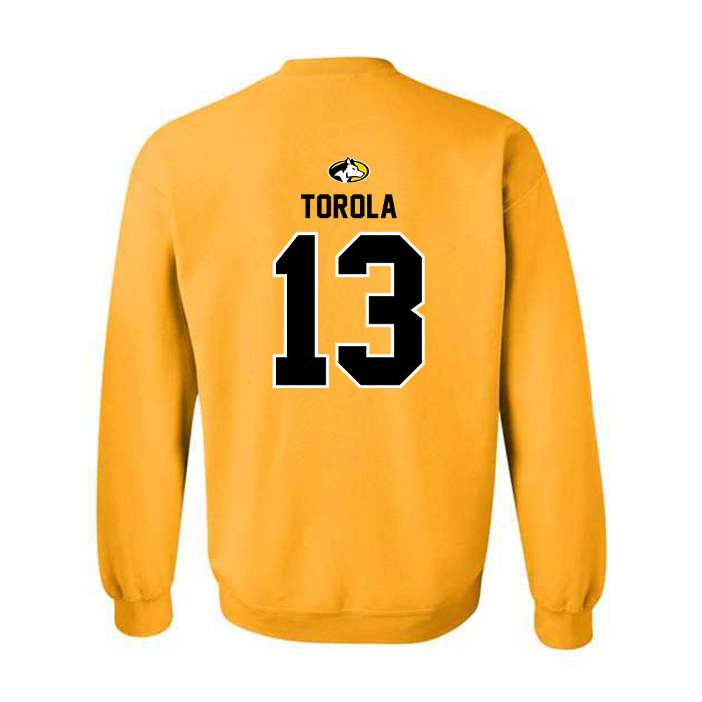 Michigan Tech - NCAA Women's Volleyball : Madelyn Torola - Generic Shersey Crewneck Sweatshirt-1