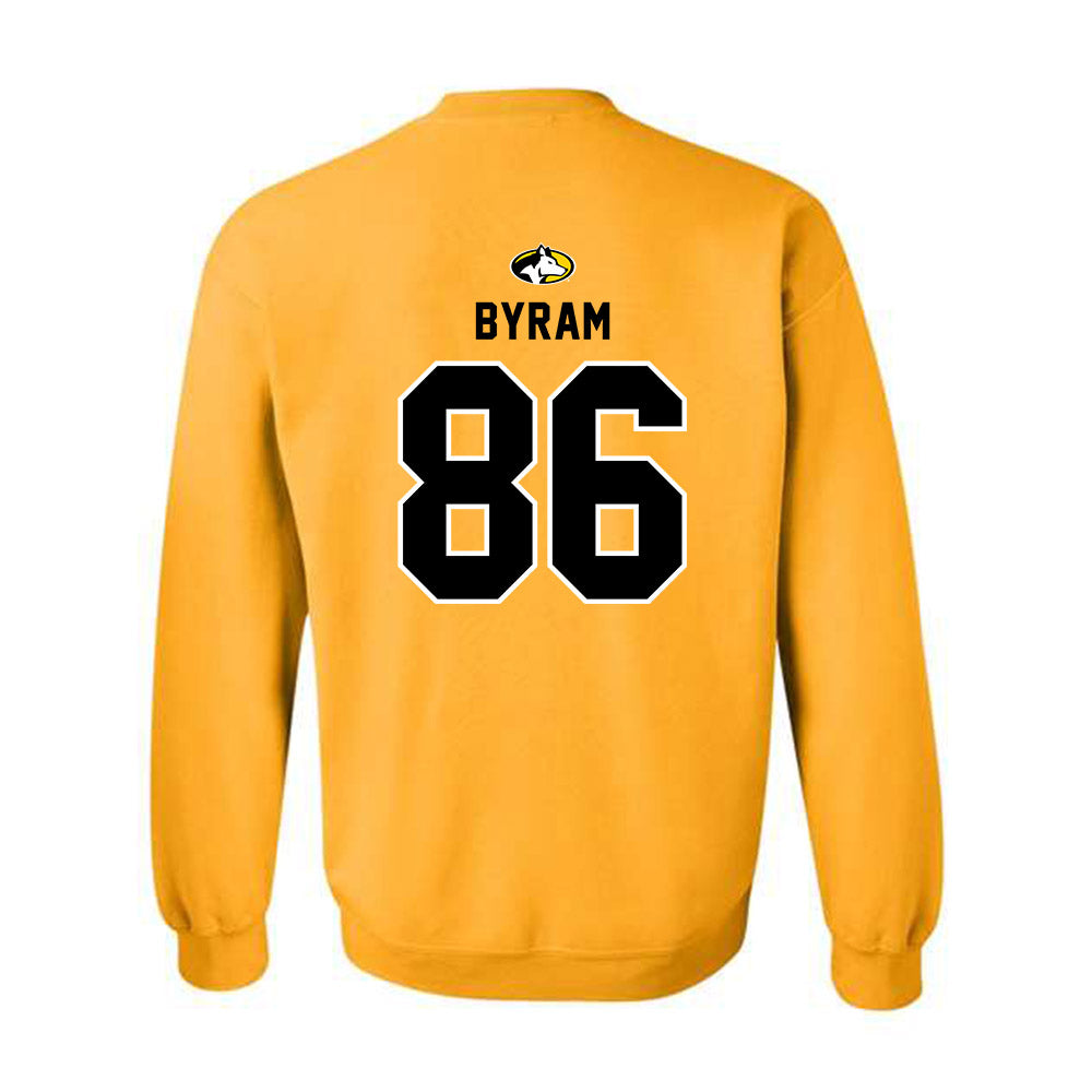 Michigan Tech - NCAA Football : Connor Byram - Generic Shersey Crewneck Sweatshirt-1