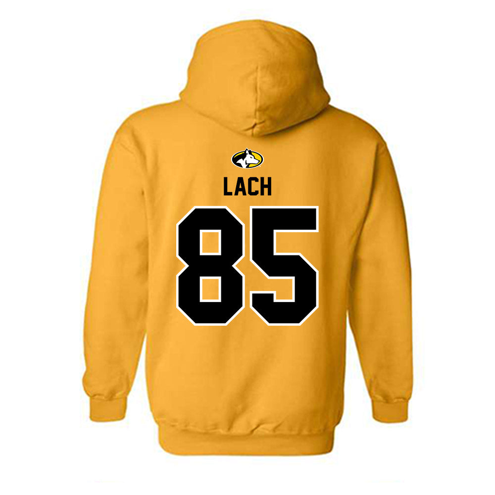 Michigan Tech - NCAA Football : Brenden Lach - Generic Shersey Hooded Sweatshirt-1