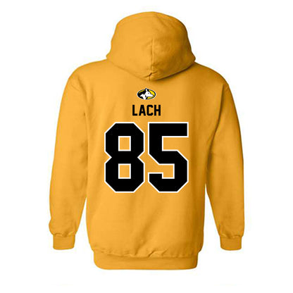 Michigan Tech - NCAA Football : Brenden Lach - Generic Shersey Hooded Sweatshirt-1