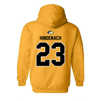 Michigan Tech - NCAA Football : Kolby Hindenach - Generic Shersey Hooded Sweatshirt