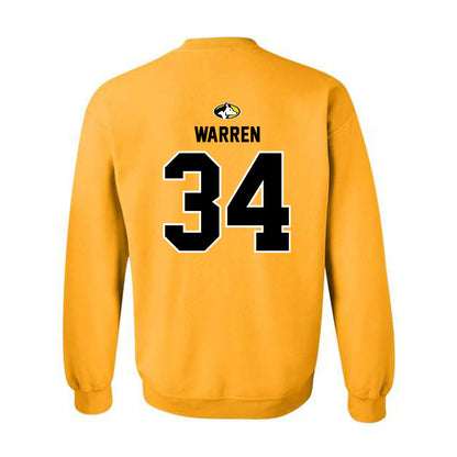 Michigan Tech - NCAA Men's Basketball : Grant Warren - Generic Shersey Crewneck Sweatshirt