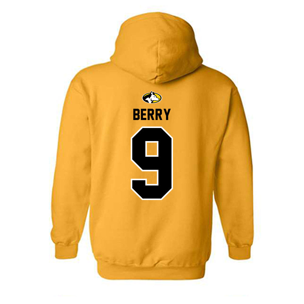 Michigan Tech - NCAA Women's Soccer : Bella Berry - Generic Shersey Hooded Sweatshirt-1