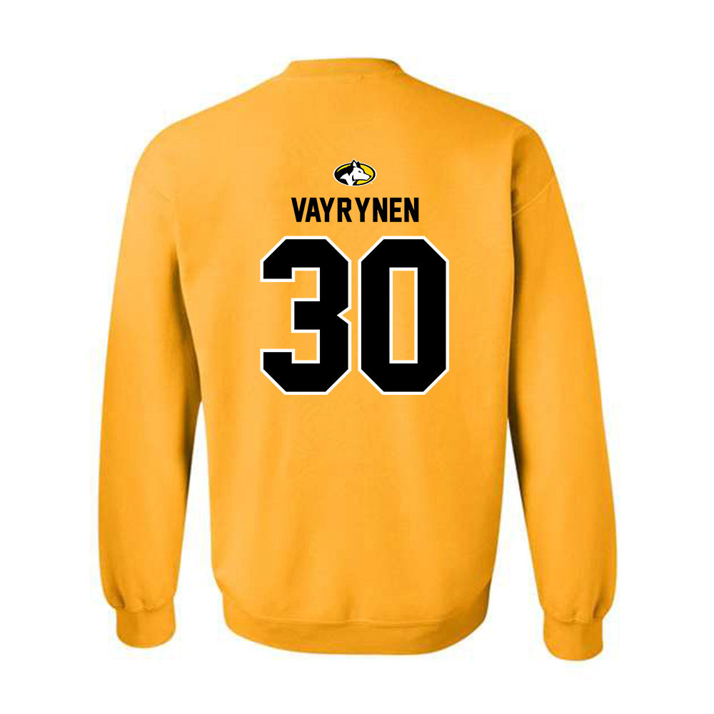 Michigan Tech - NCAA Men's Ice Hockey : Max Vayrynen - Generic Shersey Crewneck Sweatshirt