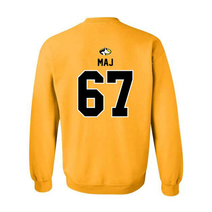 Michigan Tech - NCAA Football : Max Maj - Generic Shersey Crewneck Sweatshirt-1