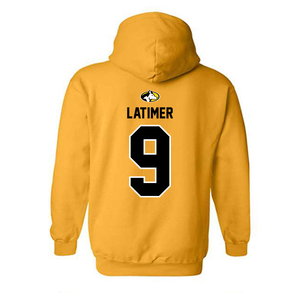 Michigan Tech - NCAA Men's Ice Hockey : Carson Latimer - Generic Shersey Hooded Sweatshirt-1