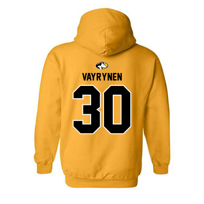 Michigan Tech - NCAA Men's Ice Hockey : Max Vayrynen - Generic Shersey Hooded Sweatshirt