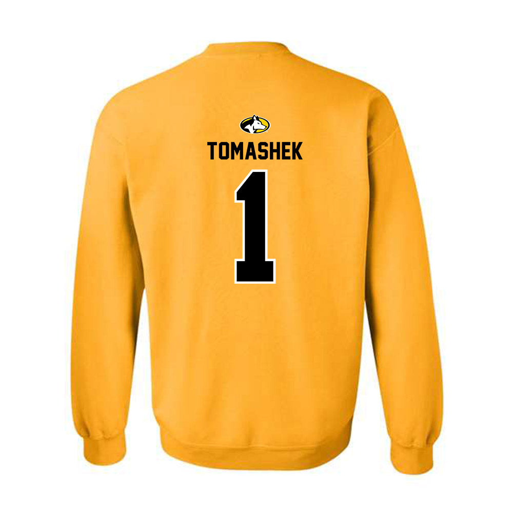 Michigan Tech - NCAA Men's Basketball : Marcus Tomashek - Generic Shersey Crewneck Sweatshirt