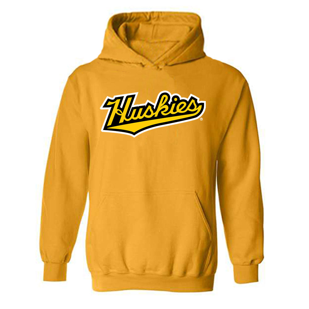 Michigan Tech - NCAA Football : Kolby Hindenach - Generic Shersey Hooded Sweatshirt