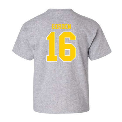 Michigan Tech - NCAA Men's Ice Hockey : Isaac Gordon - Generic Shersey Youth T-Shirt