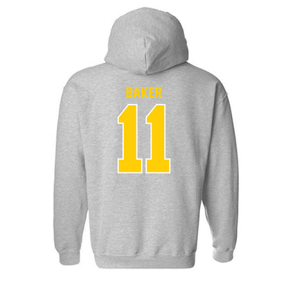 Michigan Tech - NCAA Men's Ice Hockey : Owen Baker - Generic Shersey Hooded Sweatshirt